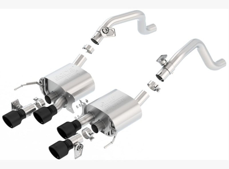 Borla 14-18 C7 Corvette Stingray Axle-Back ATAK Exhaust 2.75in To Muffler Dual 2.75in Out 4.25in Tip-Axle Back-Borla