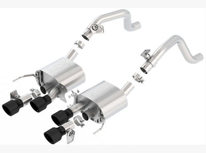 Borla 14-18 C7 Corvette Stingray Axle-Back ATAK Exhaust 2.75in To Muffler Dual 2.75in Out 4.25in Tip-Axle Back-Borla