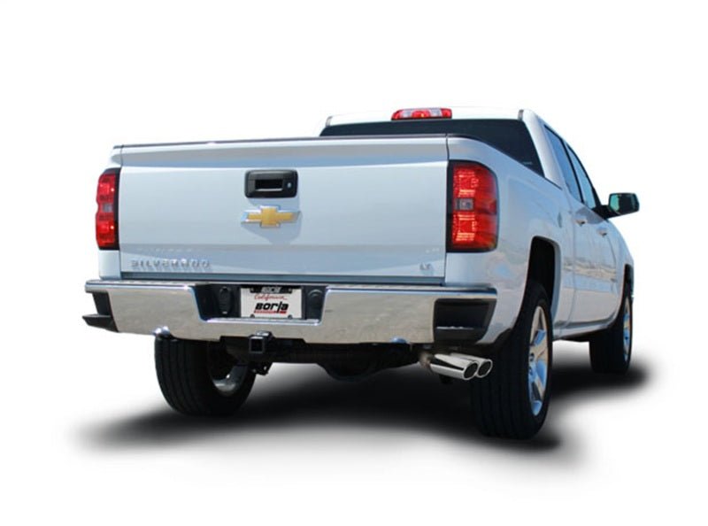 Borla 14 Silv/Sierra 1500 EC Std/CC Short 143.5in WB ATAK Dual Rolled Side Exit Cat-Back Exhaust-Catback-Borla