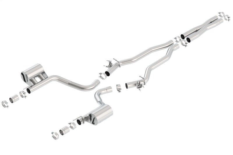 Borla 15-16 Dodge Challenger Hellcat 6.2L V8 ATAK w/ Valve Simulator CB Exhaust Factory Valance-Catback-Borla