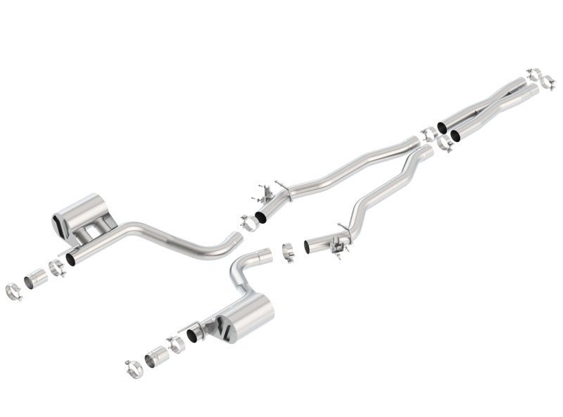 Borla 15-16 Dodge Challenger Hellcat 6.2L V8 ATAK w/ Valve Simulator CB Exhaust Factory Valance-Catback-Borla