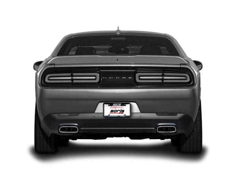 Borla 15-16 Dodge Challenger R/T 5.7L Dual Rectangle Angle Cut Dual Split Rear Exit S-Type Exhaust-Catback-Borla