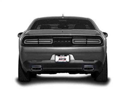 Borla 15-16 Dodge Challenger R/T 5.7L Dual Rectangle Angle Cut Dual Split Rear Exit S-Type Exhaust-Catback-Borla