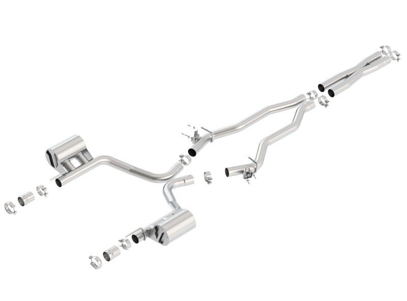 Borla 15-16 Dodge Challenger SRT/Scat Pcak 6.4L V8 ATAK Catback Exhaust-Catback-Borla