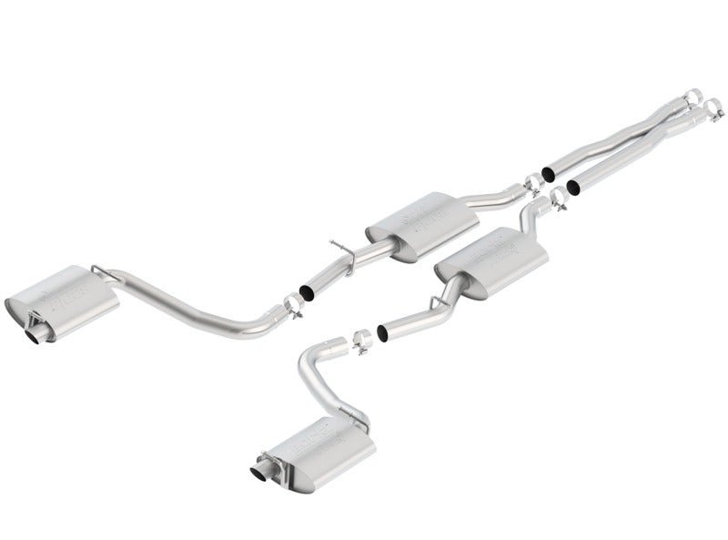 Borla 15-16 Dodge Charger R/T 5.7L No Tip Use Factory Valence Single Split Rear Exit ATAK Exhaust-Catback-Borla