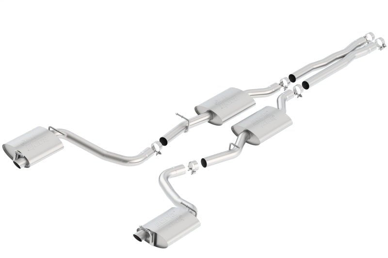 Borla 15-16 Dodge Charger R/T 5.7L No Tip Use Factory Valence Single Split Rear Exit ATAK Exhaust-Catback-Borla