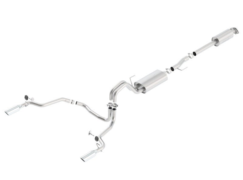 Borla 15-16 Ford F-150 2.7L/3.5L V6 / 5.0L V8 Ext. Cab Std. Bed CB Exh Touring Single Split Rear Ext-Catback-Borla
