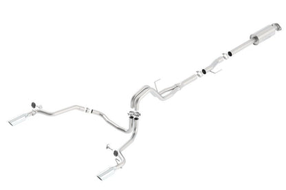Borla 15-16 Ford F-150 3.5L EcoBoost Ext. Cab Std. Bed Catback Exhaust ATAK Single Split Rear Exit-Catback-Borla