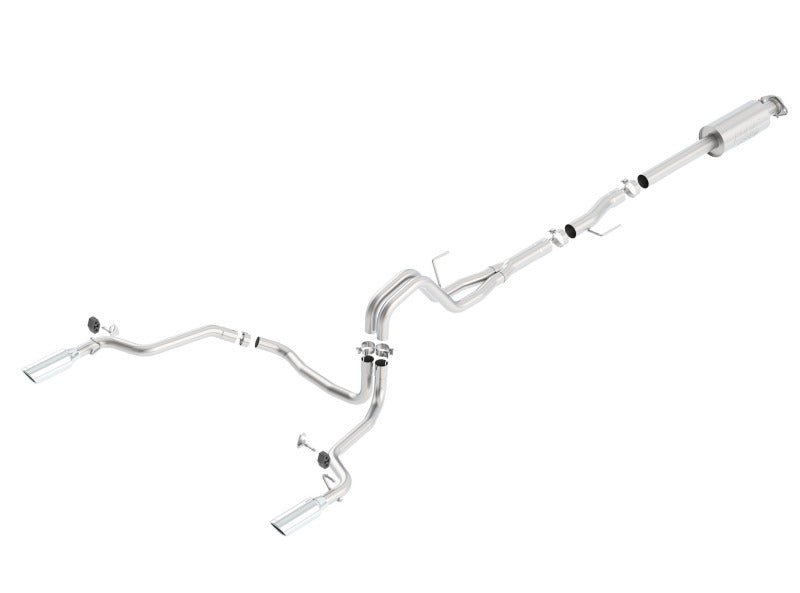 Borla 15-16 Ford F-150 3.5L EcoBoost Ext. Cab Std. Bed Catback Exhaust ATAK Single Split Rear Exit-Catback-Borla