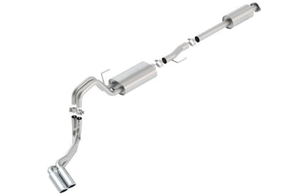 Borla 15-16 Ford F-150 3.5L EcoBoost Ext. Cab Std. Bed Catback Exhaust S-Type Truck Side Exit-Catback-Borla