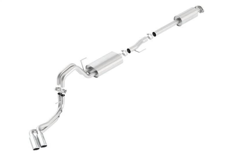Borla 15-16 Ford F-150 3.5L EcoBoost Ext. Cab Std. Bed Catback Exhaust Touring Truck Side Exit-Catback-Borla