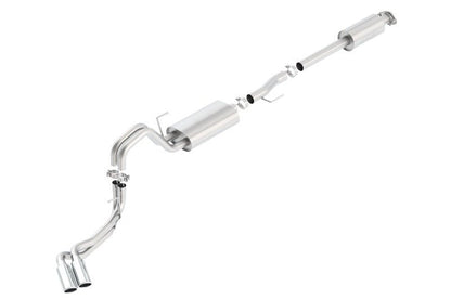 Borla 15-16 Ford F-150 3.5L EcoBoost Ext. Cab Std. Bed Catback Exhaust Touring Truck Side Exit-Catback-Borla