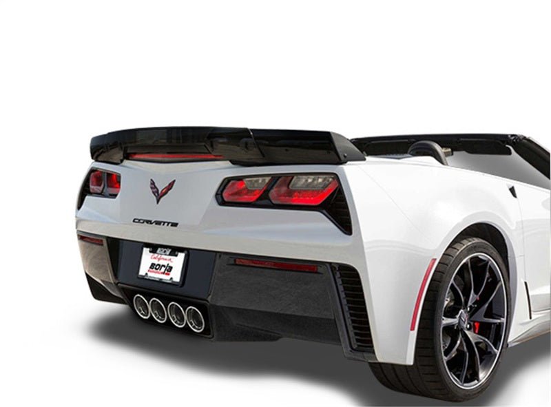 Borla 15 Chevy Corvette C7 ZO6 6.2L w/o AFM w/ NPP ATAK Quad RD RL AC Tips Center Rear Exit Exhaust-Catback-Borla