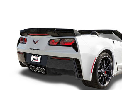Borla 15 Chevy Corvette C7 ZO6 6.2L w/o AFM w/ NPP ATAK Quad RD RL AC Tips Center Rear Exit Exhaust-Catback-Borla