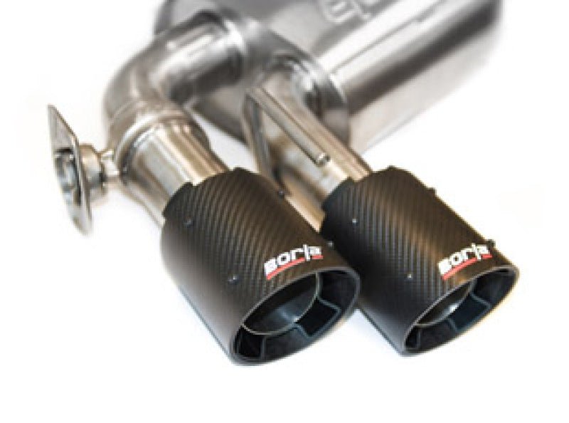 Borla 17-18 Chevrolet Camaro ZL1 6.2L V8 Atak Catback Exhaust w/ Dual Mode Valves CF Black Anod-Catback-Borla