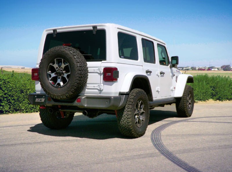 Borla 18-19 Jeep Wrangler JL/JLU 2.0L 4Cyl 2DR/4DR Axle Back Exhaust ATAK w/ 2.5in Tips - Black-Axle Back-Borla