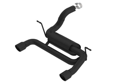 Borla 18-19 Jeep Wrangler JL/JLU 2.0L 4Cyl 2DR/4DR Axle Back Exhaust ATAK w/ 2.5in Tips - Black-Axle Back-Borla