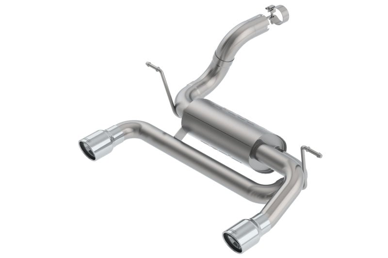 Borla 18-19 Jeep Wrangler JL/JLU 2.0L 4Cyl 2DR/4DR Axle Back Exhaust ATAK w/ 3.5in Tips-Axle Back-Borla