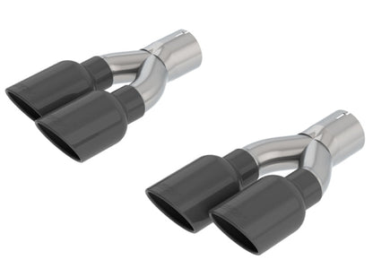 Borla 18+ Jeep Grand Cherokee TrackHawk 6.2L V8 Black Chrome 3in Tip Kit (For PN 140755 and 140756)-Tips-Borla
