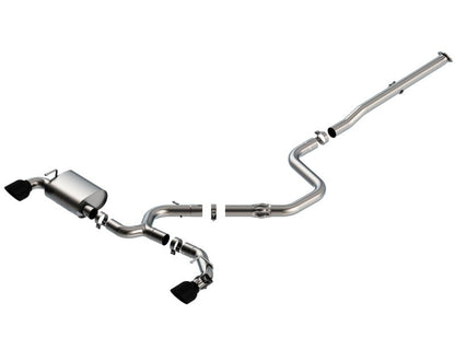 Borla 19-20 Hyundai Veloster N 2.0L I4 MT FWD 2DR 3in ATAK CatBack Exhaust w/ Black Chrome Tips-Catback-Borla
