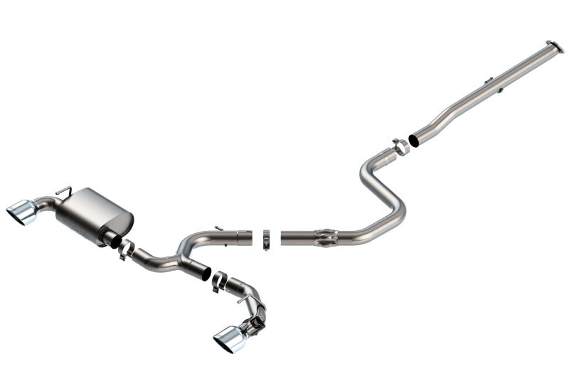 Borla 19-20 Hyundai Veloster N 2.0L I4 MT FWD 2DR 3in ATAK CatBack Exhaust w/ SS Tips-Catback-Borla