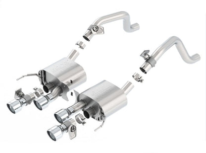 Borla 2014 Chevrolet Corvette C7 6.2L 8cyl ATAK Exhaust w/ NPP Dual Mode (rear section only)-Catback-Borla