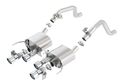 Borla 2014 Chevrolet Corvette C7 6.2L 8cyl ATAK Exhaust w/ NPP Dual Mode (rear section only)-Catback-Borla
