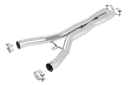 Borla 2014 Chevy Corvette Stingray X-Pipes (Smog Legal Cut and Clamp)-X Pipes-Borla