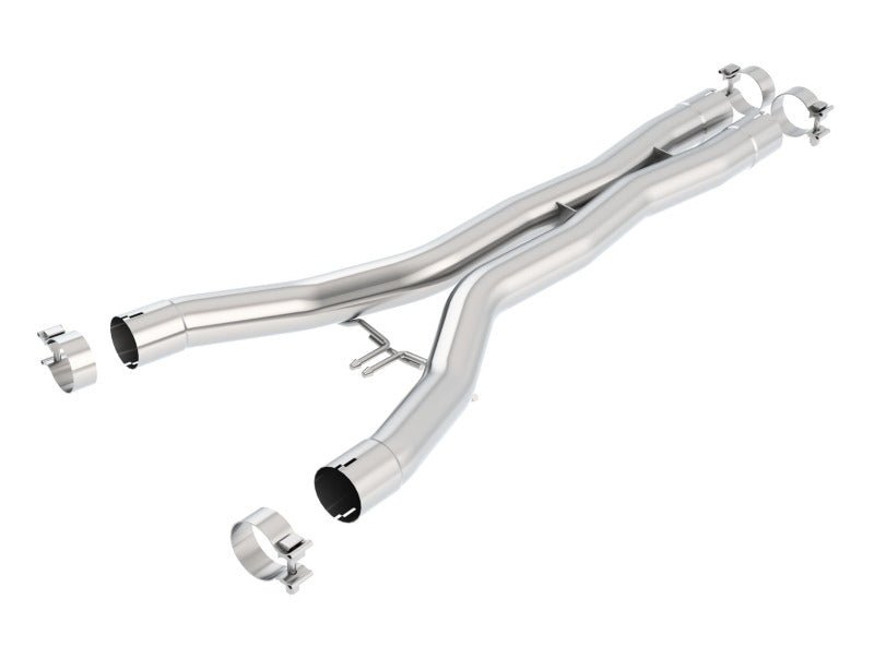 Borla 2014 Chevy Corvette Stingray X-Pipes (Smog Legal Cut and Clamp)-X Pipes-Borla