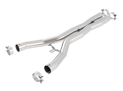 Borla 2014 Chevy Corvette Stingray X-Pipes (Smog Legal Cut and Clamp)-X Pipes-Borla