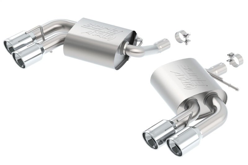 Borla 2016 Chevy Camaro V6 AT/MT ATAK Rear Section Exhaust w/o Dual Mode Valves-Axle Back-Borla