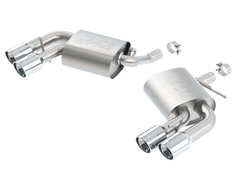 Borla 2016 Chevy Camaro V6 AT/MT S - Type Rear Section Exhaust w/o Dual Mode Valves Axle Back