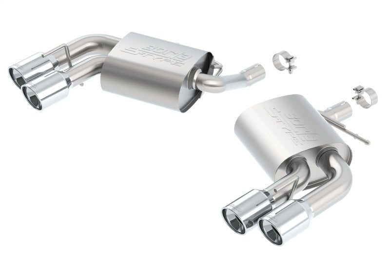 Borla 2016 Chevy Camaro V6 AT/MT S - Type Rear Section Exhaust w/o Dual Mode Valves Axle Back