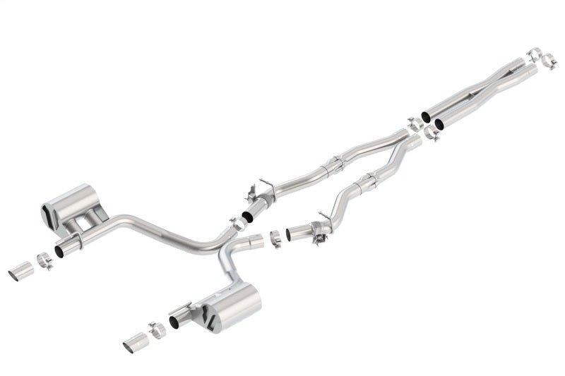 Borla 2017 Dodge Charger R/T 5.7L ATAK Catback Exhaust w/o Tips (w/MDS Valves ONLY)-Catback-Borla