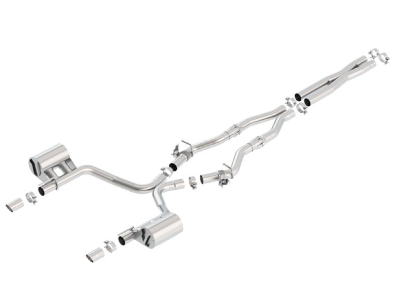 Borla 2017 Dodge Charger R/T 5.7L ATAK Catback Exhaust w/o Tips (w/MDS Valves ONLY)-Catback-Borla