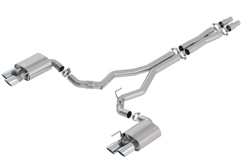 Borla 2018 Ford Mustang GT 5.0L AT/MT 3in ATAK Catback Exhaust w/ Valves-Catback-Borla
