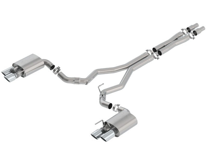 Borla 2018 Ford Mustang GT 5.0L AT/MT 3in ATAK Catback Exhaust w/ Valves-Catback-Borla