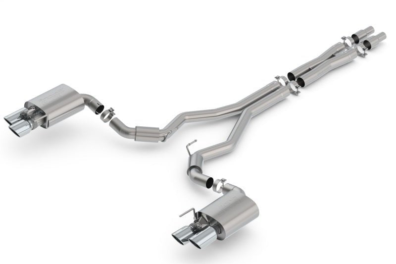 Borla 2018 Ford Mustang GT 5.0L AT/MT 3in S-Type Catback Exhaust w/ Valves-Catback-Borla