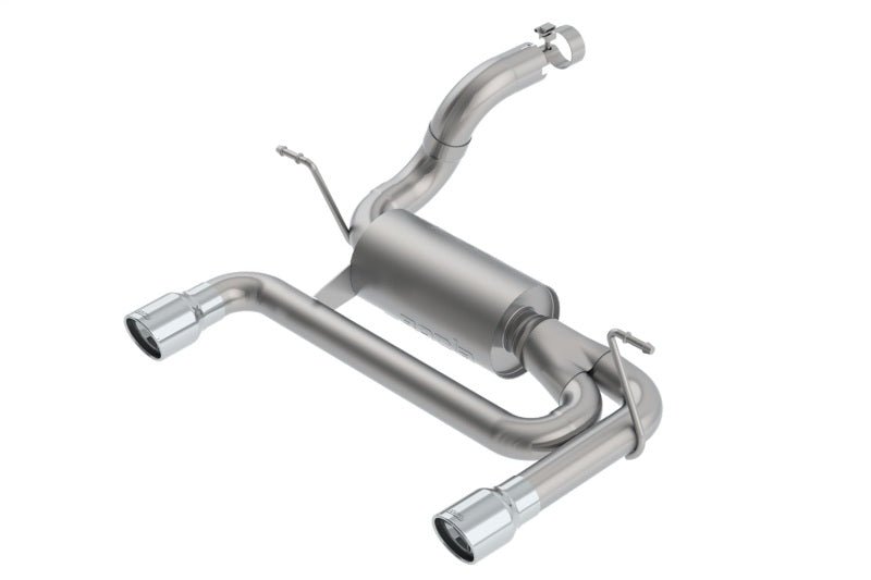 Borla 2018 Jeep Wrangler JL/JLU 3.6L 2DR/4DR ATAK SS Axle Back Exhaust w/3.5in Tips-Axle Back-Borla