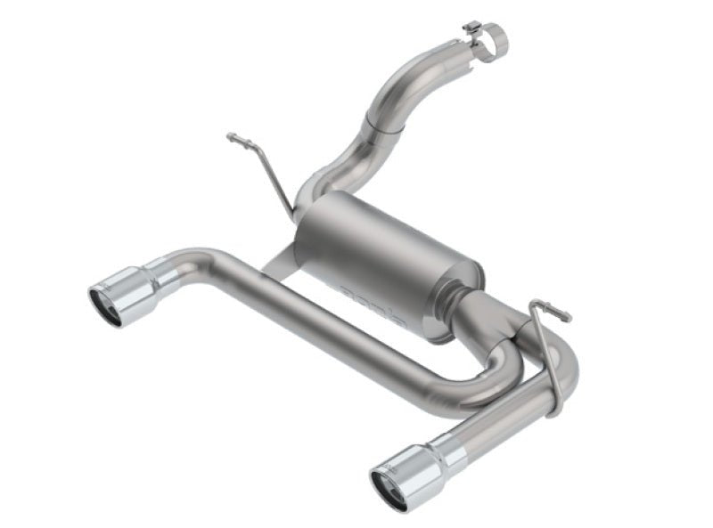 Borla 2018 Jeep Wrangler JL/JLU 3.6L 2DR/4DR ATAK SS Axle Back Exhaust w/3.5in Tips-Axle Back-Borla