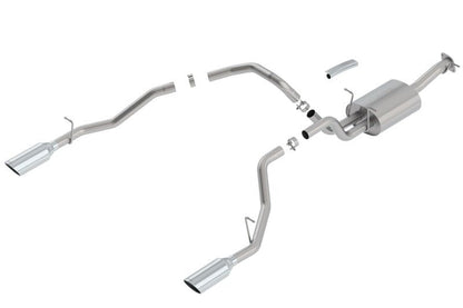 Borla 2019 RAM 1500 5.7L V8 AT 4DR Crew Cab Short Bed Touring SS Catback Exhaust-Catback-Borla