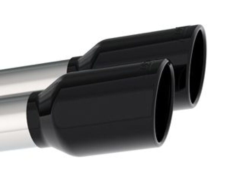 Borla 2020 Chevrolet Corvette C8 6.2 ATAK 3in Exhaust System Dual Round Rolled A/C Black Chrome Tips-Catback-Borla