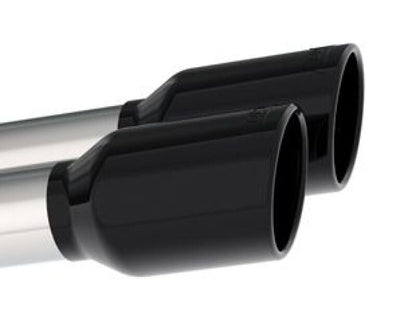 Borla 2020 Chevrolet Corvette C8 6.2 ATAK 3in Exhaust System Dual Round Rolled A/C Black Chrome Tips-Catback-Borla