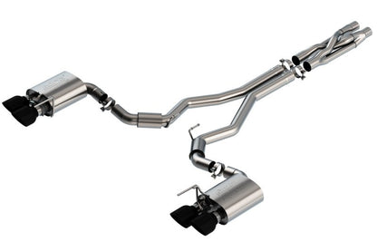 Borla 2020 Ford GT500 5.2L AT 3in ATAK CatBack Exhaust w/ Black Chrome Tips-Catback-Borla