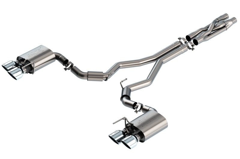 Borla 2020 Ford GT500 5.2L AT 3in ATAK CatBack Exhaust w/ Chrome Tips-Catback-Borla