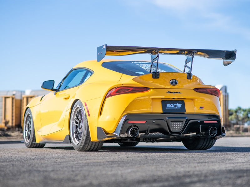 Borla 2020 Toyota Supra GR 3.0L I6 3in ATAK Catback Exhaust - Carbon Fiber Tips-Catback-Borla