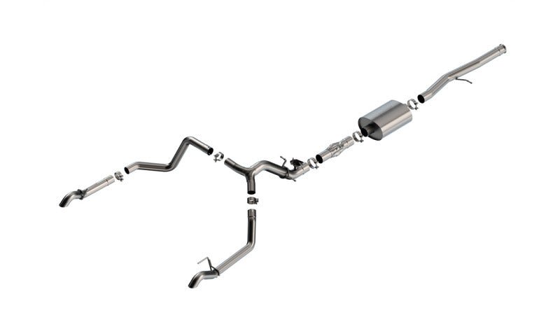 Borla 2024 Chevrolet/GMC 1500 ZR2 & AT4X 6.2L V8 4WD 4DR ATAK Catback Exhaust w/ Turndown Tips-Catback-Borla