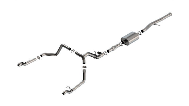 Borla 2024 Chevy Silverado 1500 6.2L V8 ATAK Catback Exhaust (Use Fact Fascia Tips)-Catback-Borla