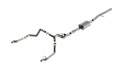 Borla 2024 Chevy Silverado 1500 6.2L V8 ATAK Catback Exhaust (Use Fact Fascia Tips)-Catback-Borla