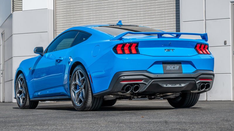 Borla 2024 Ford Mustang GT 5.0L V8 w/ Active Exhaust ATAK Cat-Back Exhaust System - Black Chrome-Catback-Borla